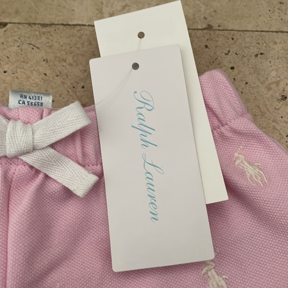Polo by Ralph Lauren shorts pink with white pony’s - Picture 4 of 5